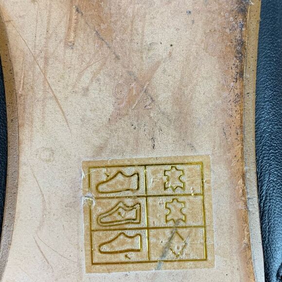 Madewell The Ava Slingback Flat Black Leather Pointy Toe Size 9.5 - Picture 7 of 7